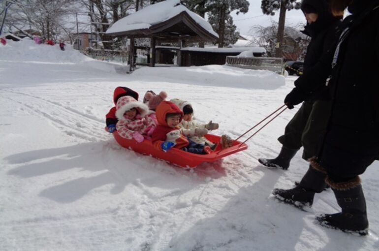 雪遊び大好き！！